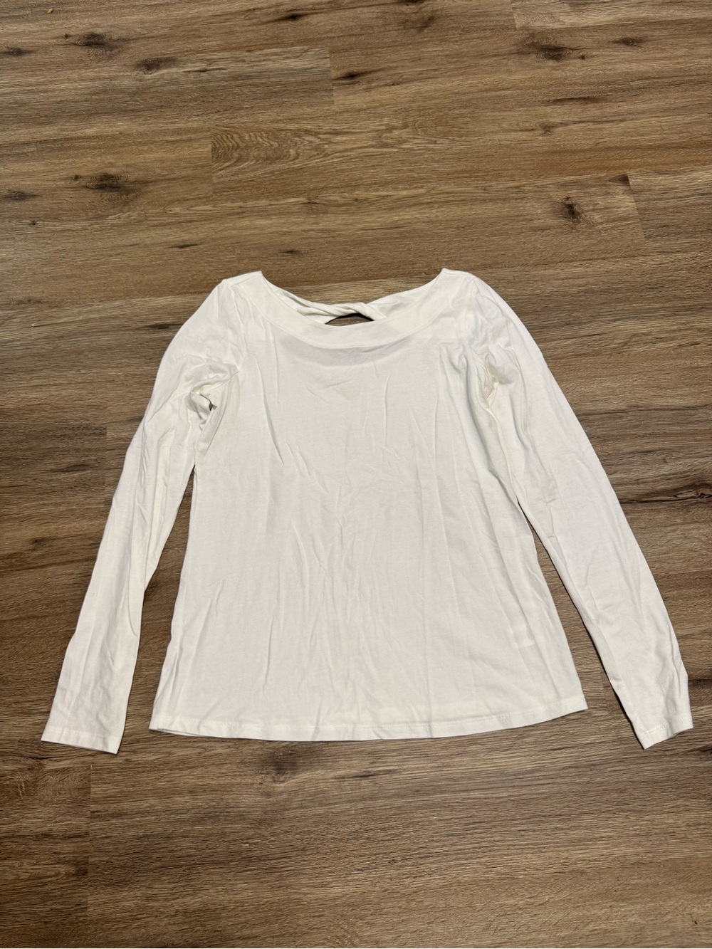 Lilly Pulitzer White Long Sleeve Boatneck Top